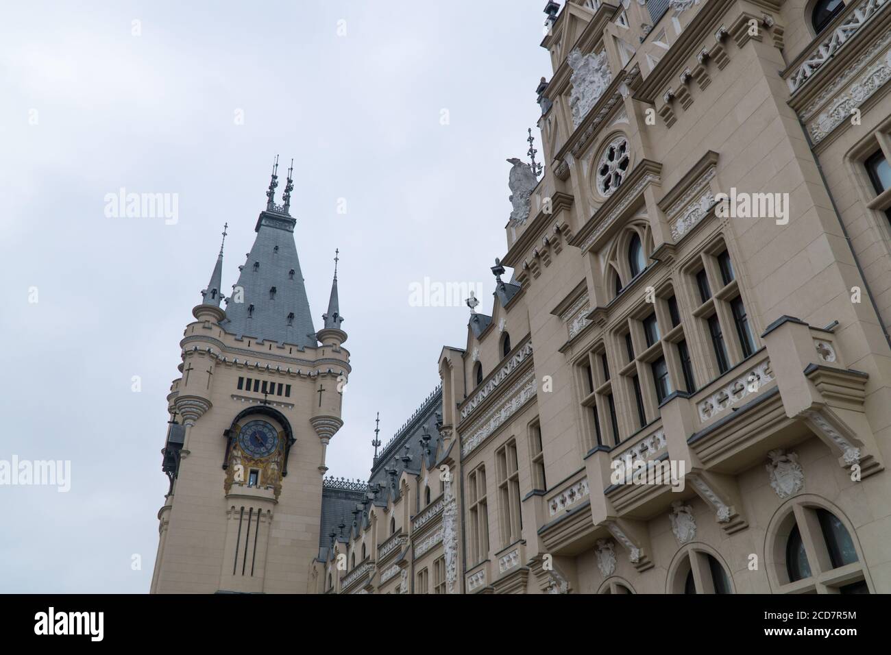 Palast der Kultur Fassade Stockfoto