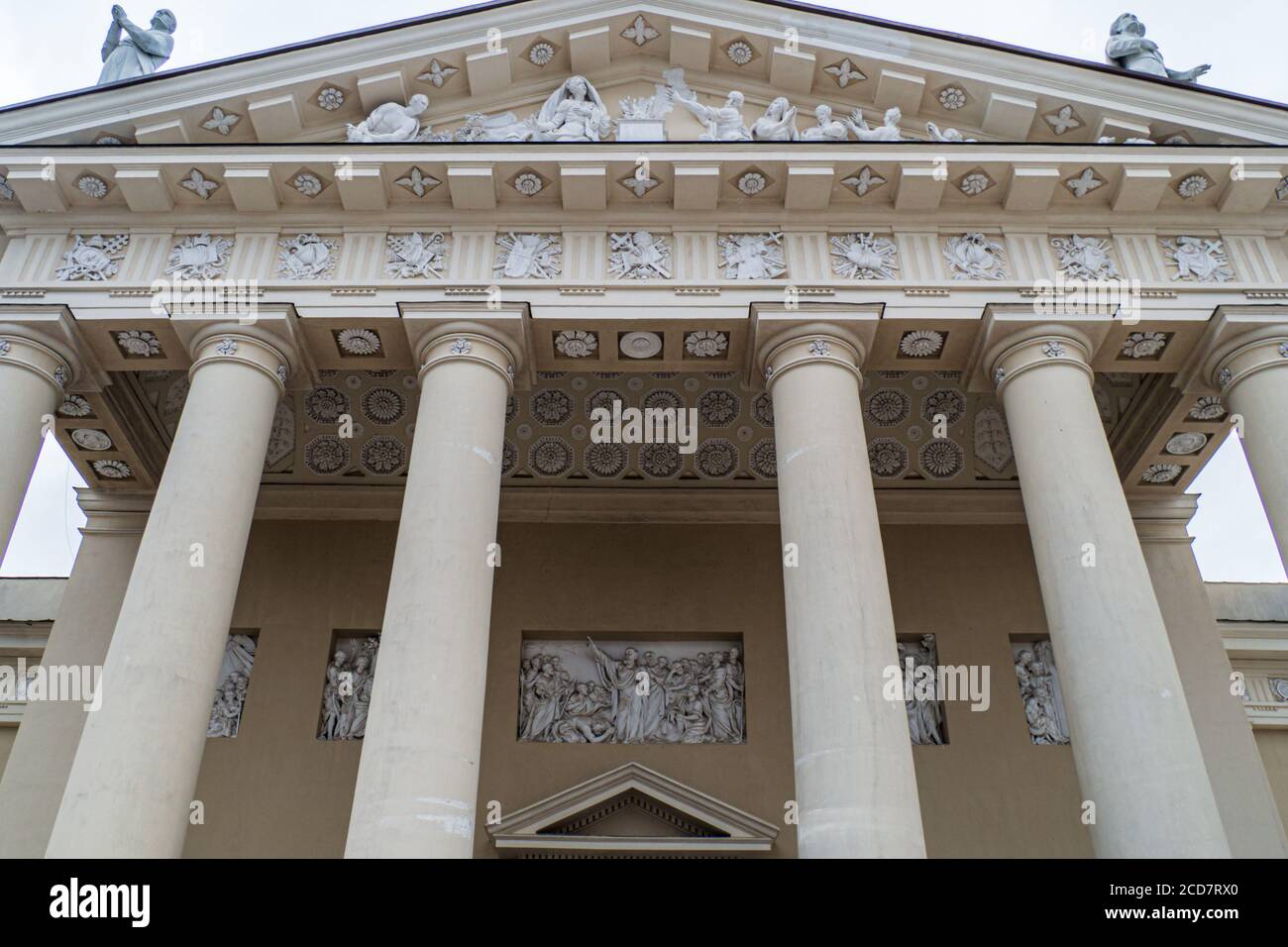 Wunderschöne Alte Vilnius Kathedrale. Litauen Architektonische Schönheit Stockfoto