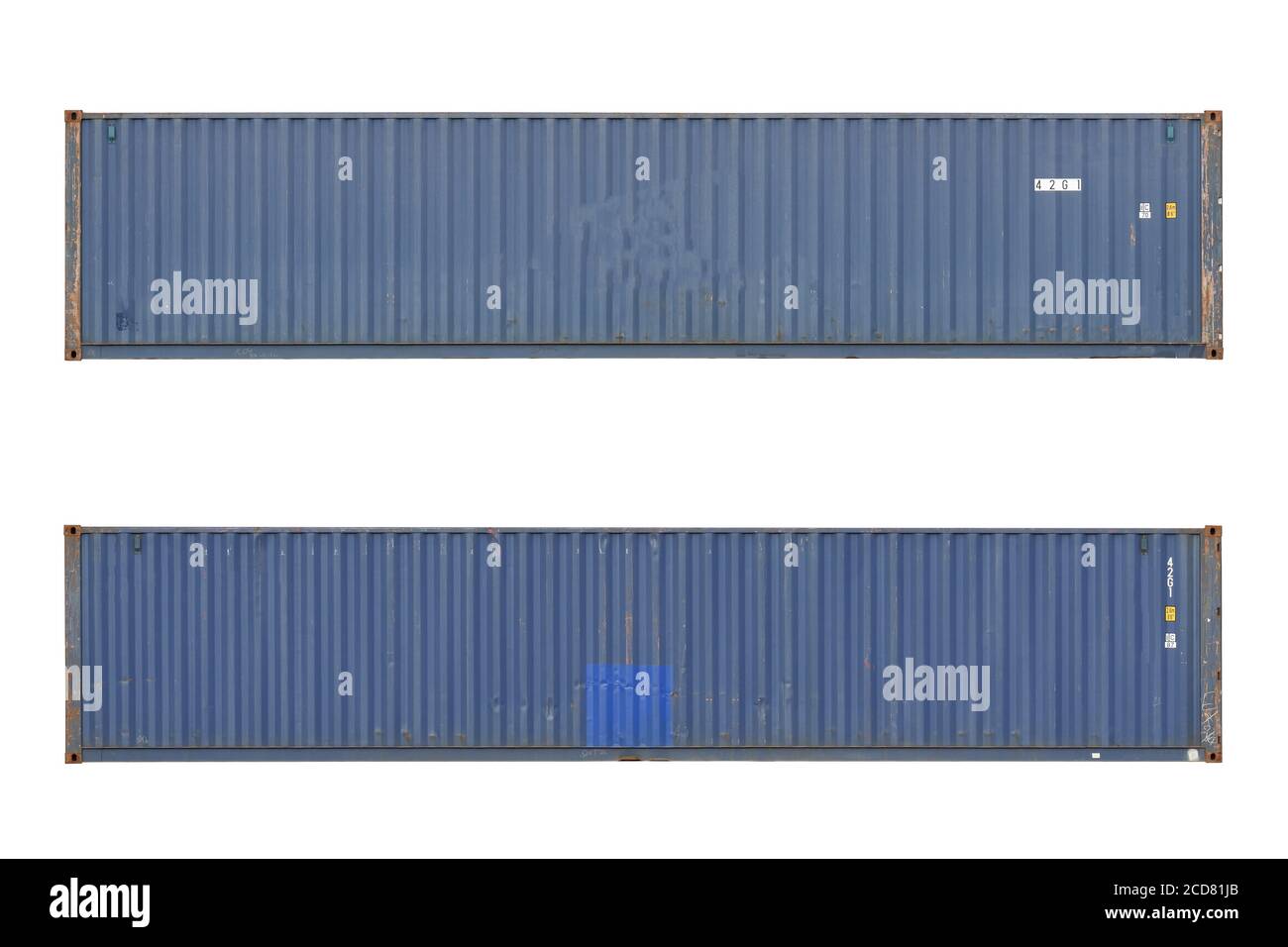 Container Cut White Hintergrund zu machen es einfach zu bedienen Stockfoto