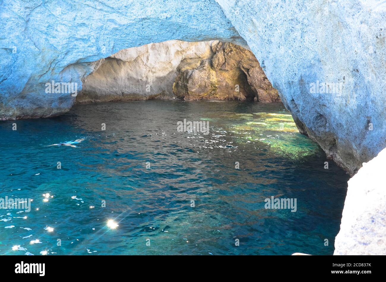 Ponza Insel: Detail. Stockfoto