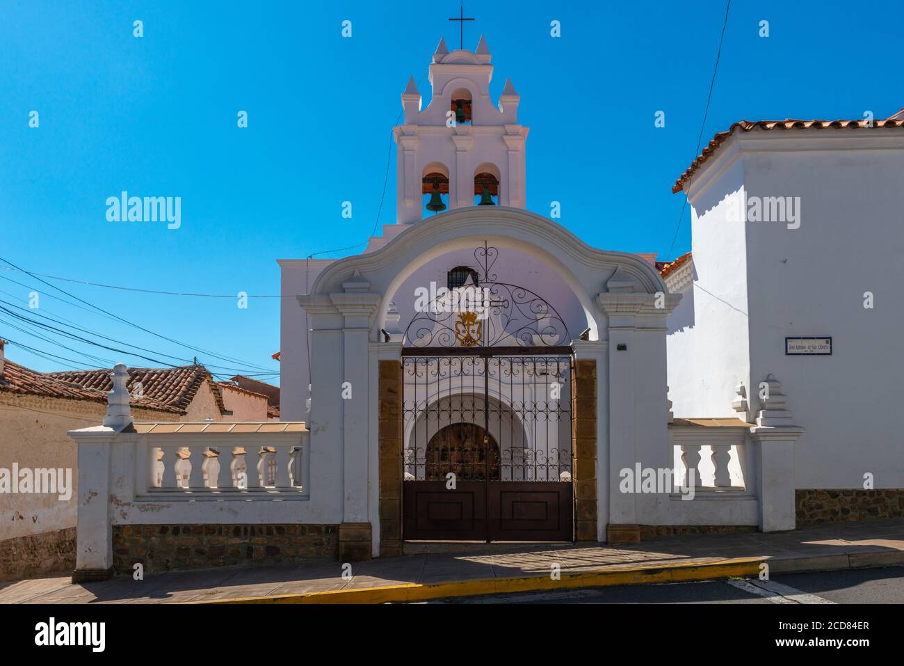 Convento de Santa Teresa von 1665, UNESCO-Weltkulturerbe, Sucre, konstitutionelle Hauptstadt Boliviens, Chuquisaca Department, Bolivien, Lateinamerika Stockfoto