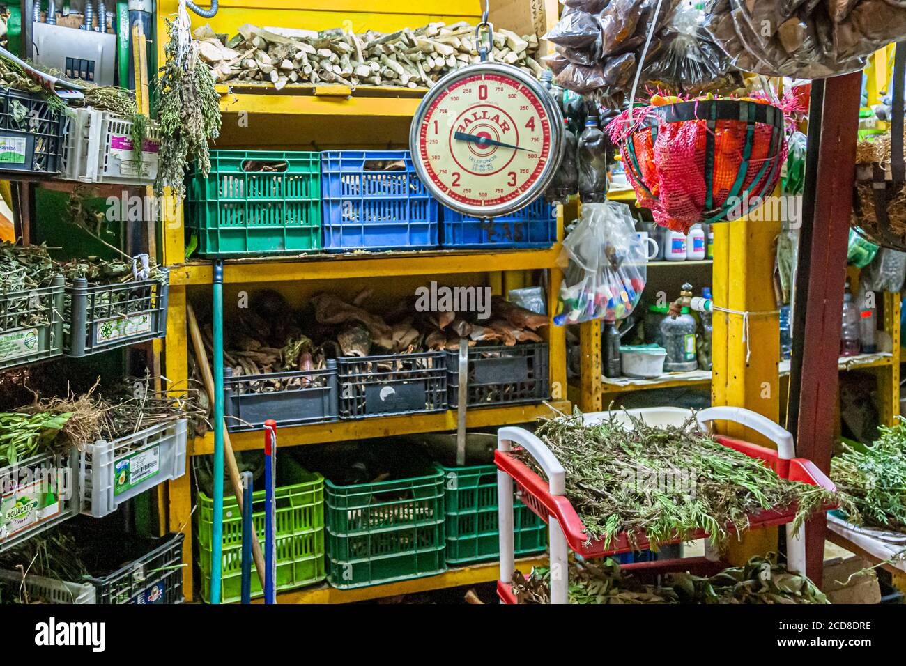 Gesunde Lebensmittel auf dem Markt in San José, Costa Rica Stockfoto