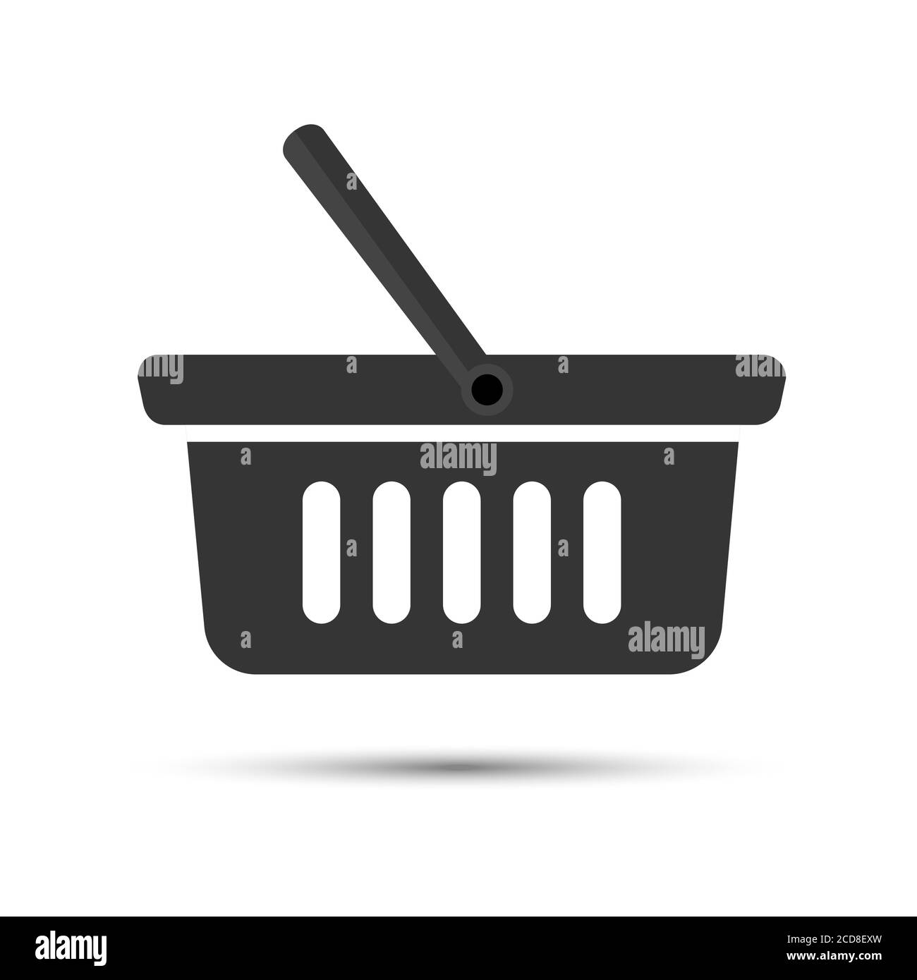 Warenkorb-Symbol. Vektor-illustration Stock Vektor