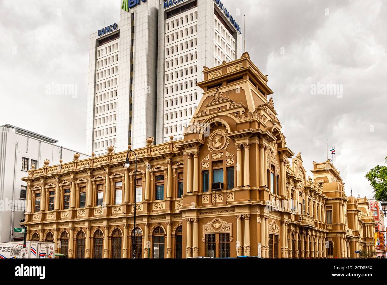 Impressionen von San José, Hauptstadt von Costa Rica Stockfoto