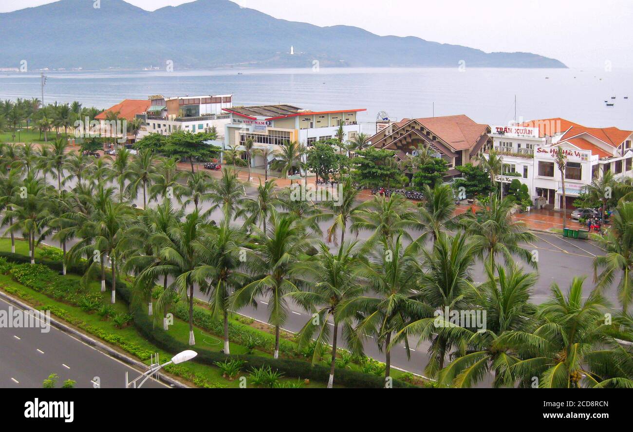 Landschaft, Küstenstadt von Vietnam Stockfoto