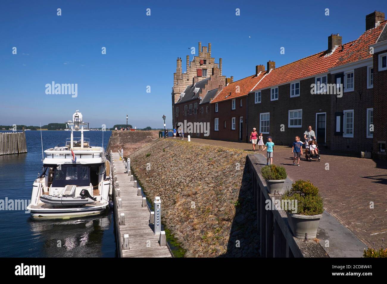 Pays Bas Province De Z Lande Walcheren Port De Veere Et Ses Fortifications Niederlande Provinz Zeeland Walcheren Veere Port Und Seine Befestigungsanlagen Stockfotografie Alamy
