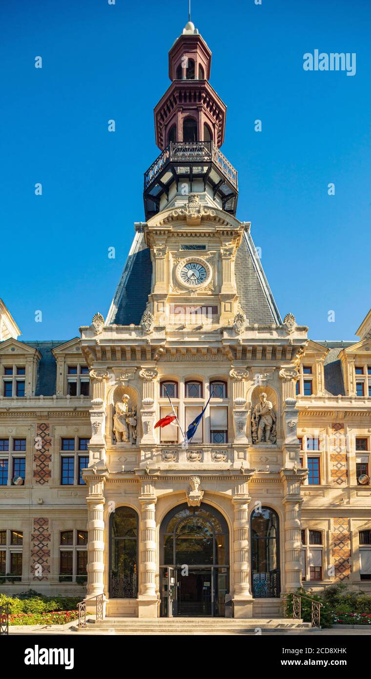 Frankreich, Paris, Rathaus des XII. Arrondissements Stockfoto