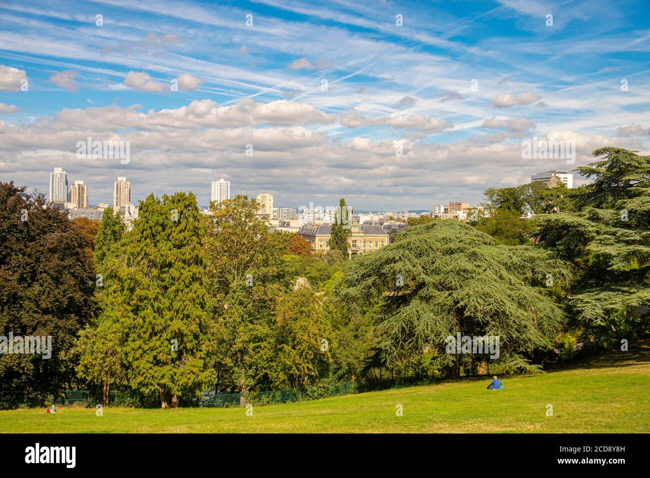 Frankreich, Paris, die Buttes de Chaumont Stockfoto