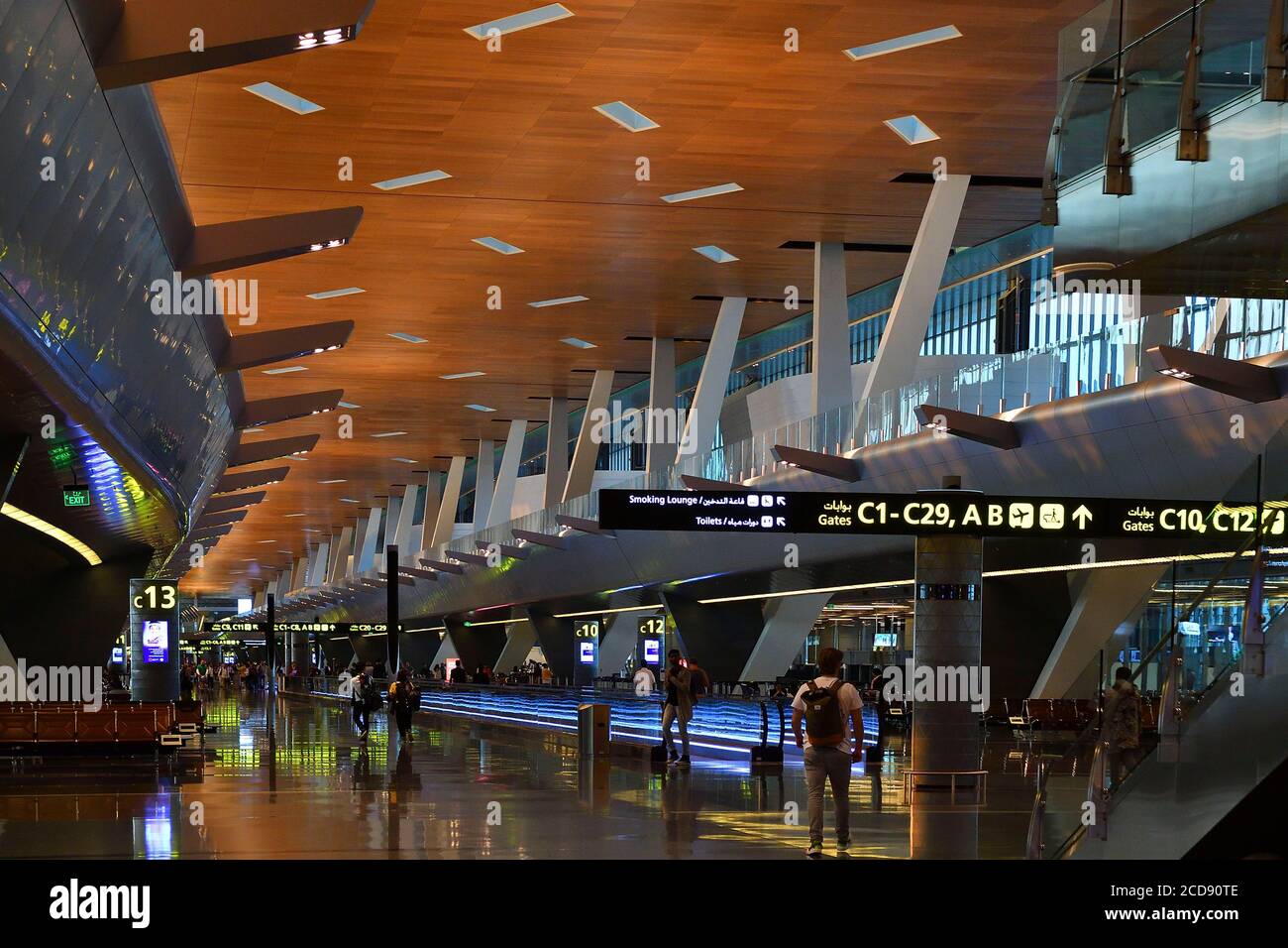 Asien, Katar, Doha, Hamad internationaler Flughafen Stockfoto