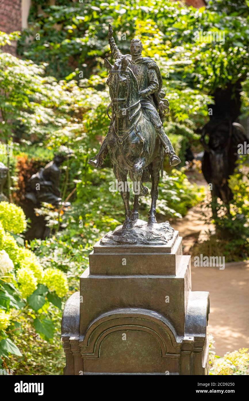 Frankreich, Paris, das Museum des Bildhauers Antoine Bourdelle, Denkmal für den General Alvear Stockfoto