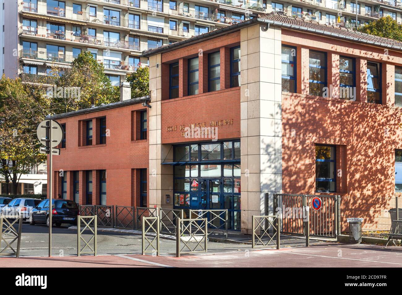 Frankreich, seine Saint Denis, Rosny sous Bois, Städtische MusikschuleFrancis Poulenc Stockfoto
