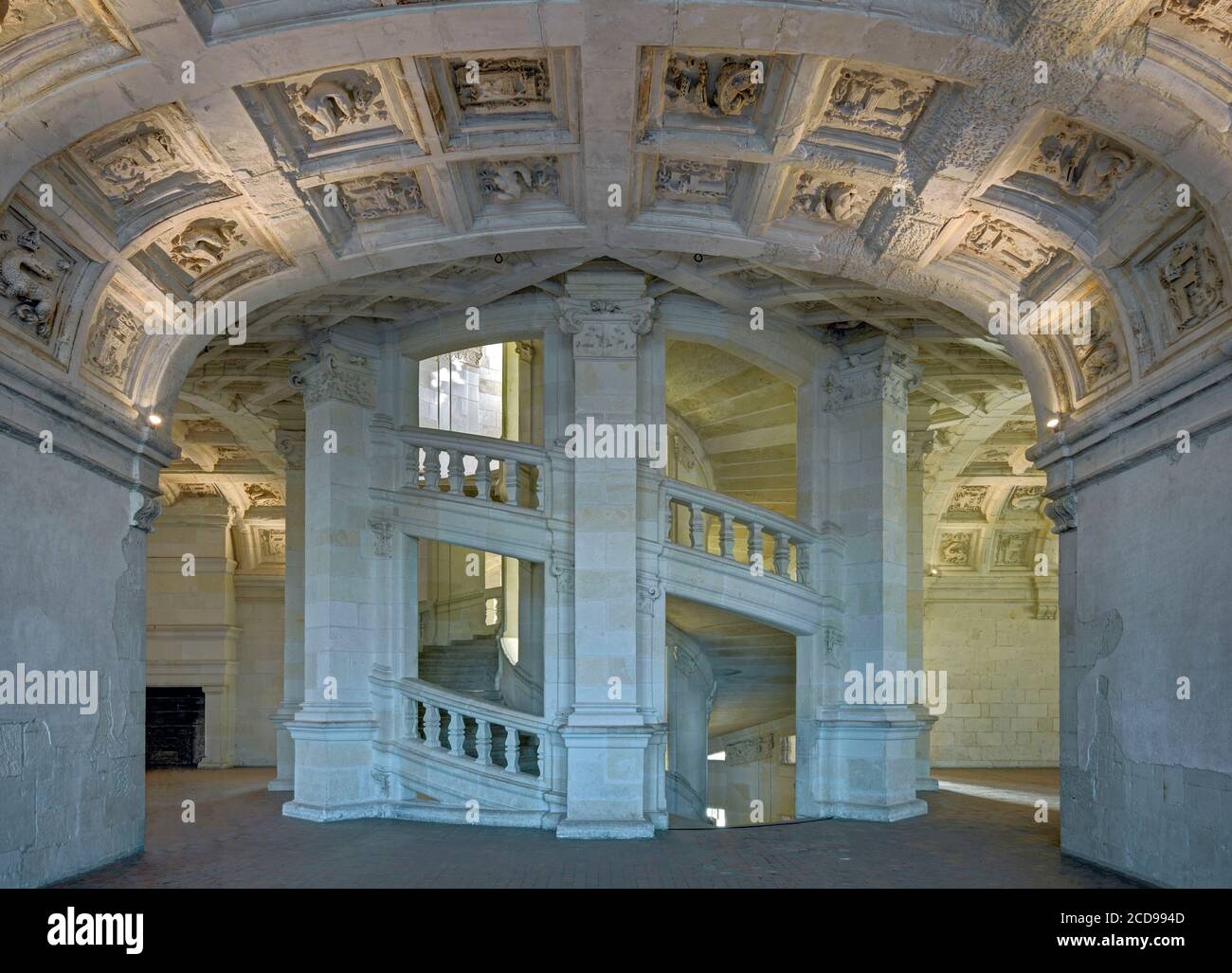 Staircase Chateau De Chambord Loire Stockfotos und bilder Kaufen Alamy
