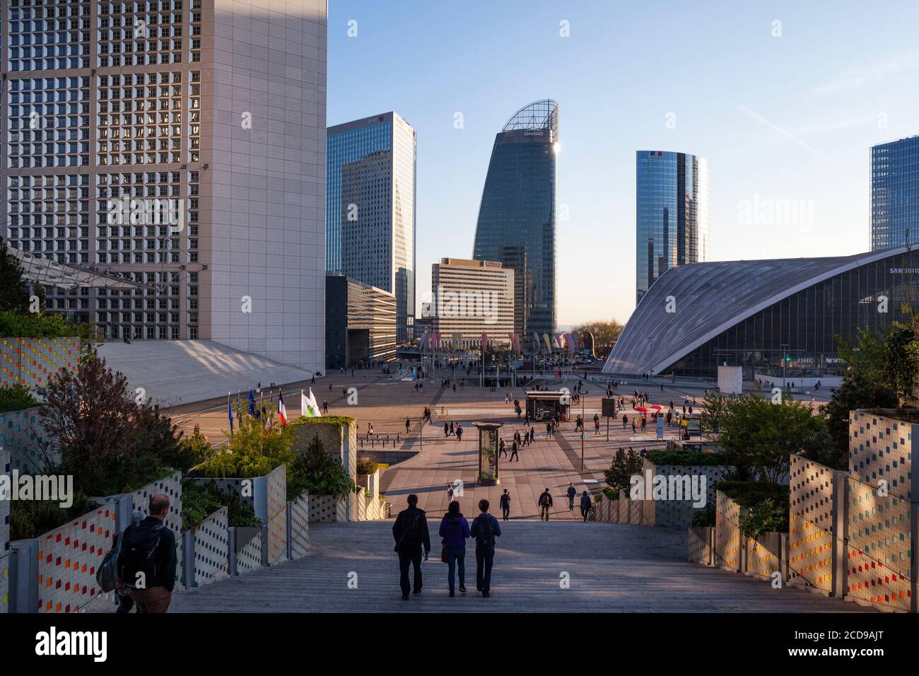 Frankreich, Hauts de seine, La Defense, die Gebäude des Geschäftsviertels Stockfoto