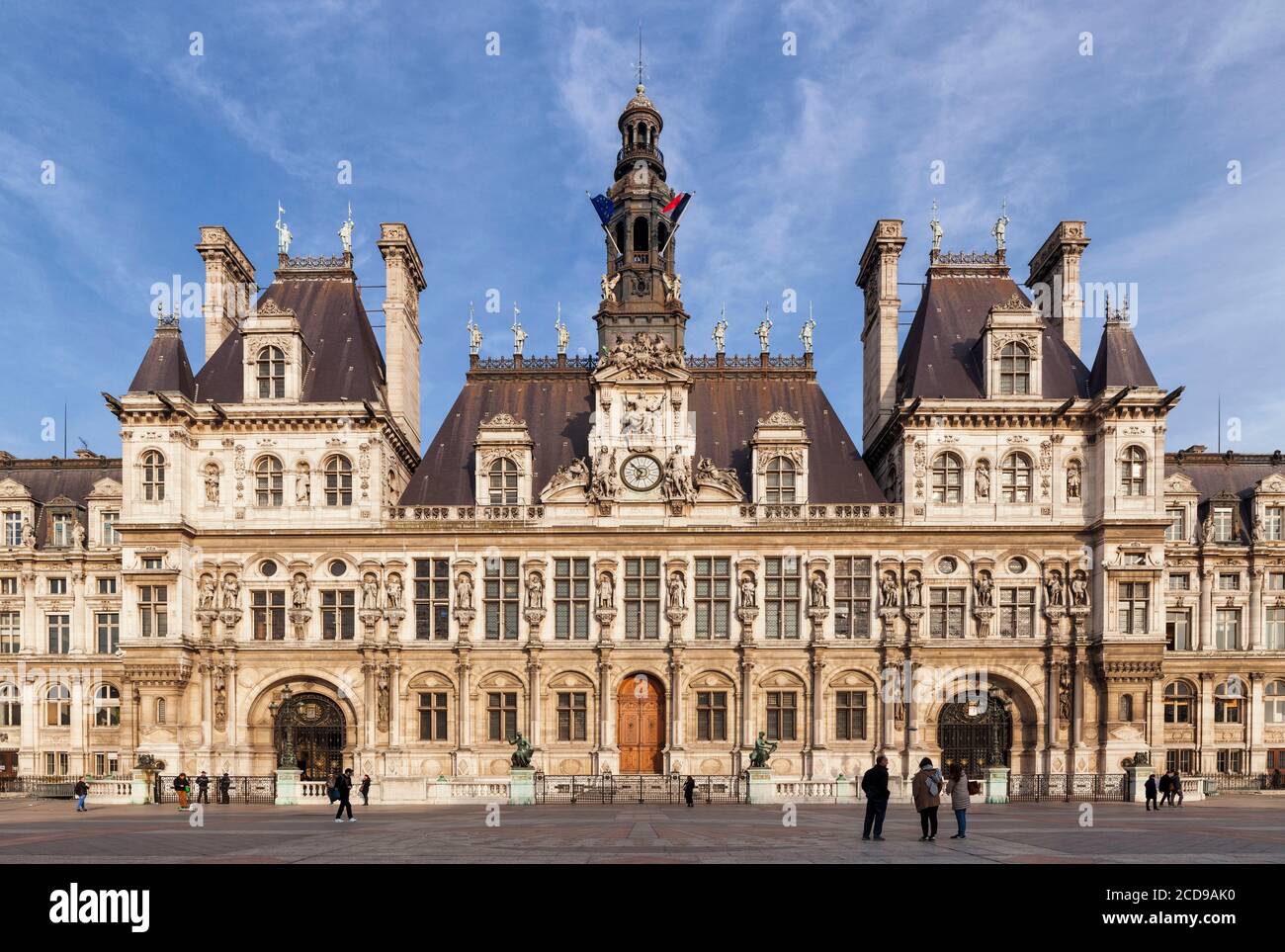 Frankreich, Paris, Rathaus Stockfoto