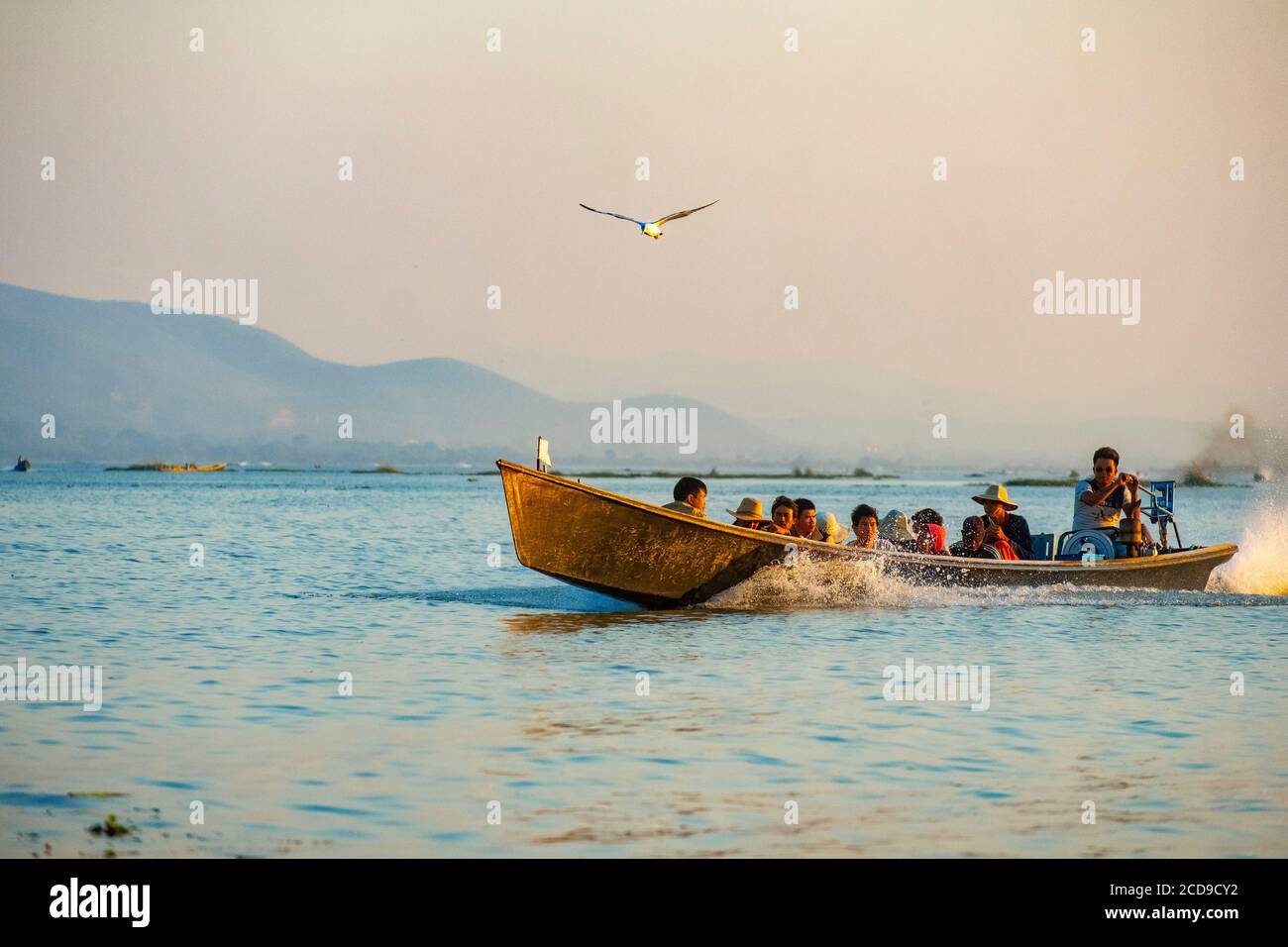 Myanmar (Burma), Shan-Staat, Inle-See Stockfoto