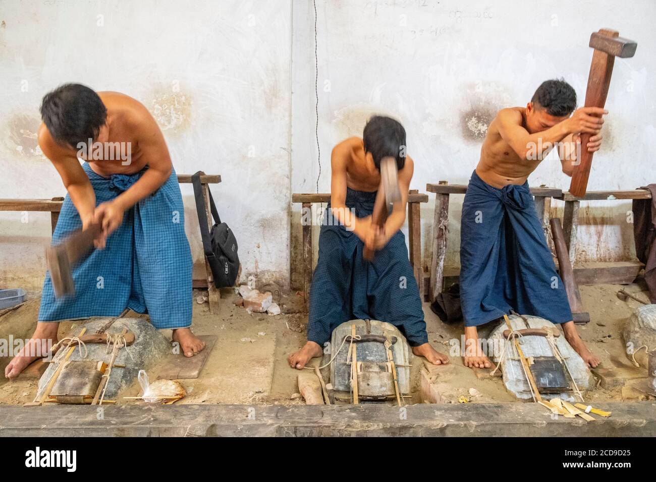 Myanmar (Burma), Mandalay Region, Mandalay City, die Gold Boatmen Stockfoto