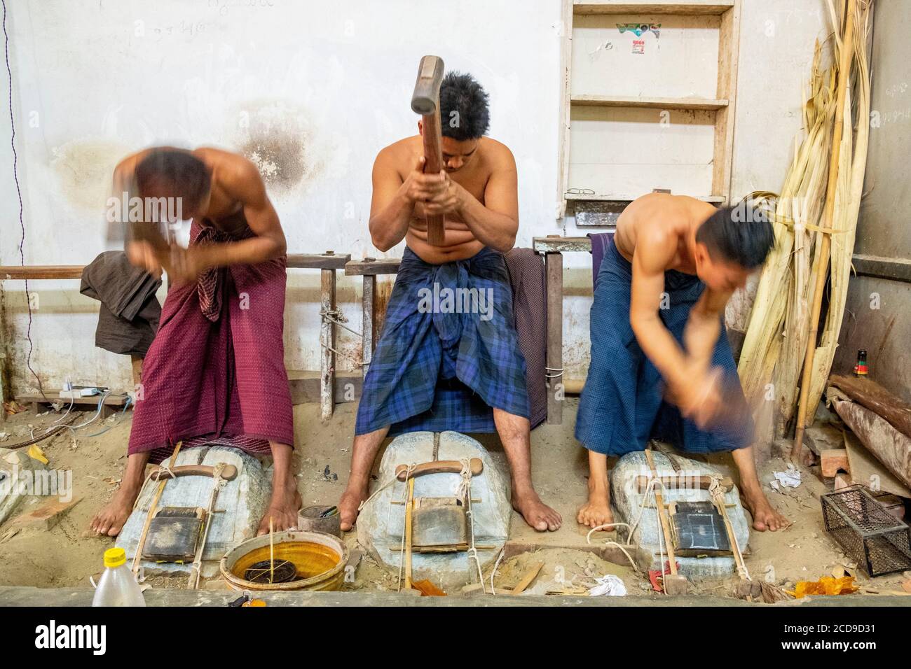 Myanmar (Burma), Mandalay Region, Mandalay City, die Gold Boatmen Stockfoto