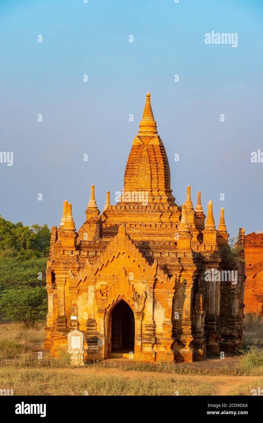 Myanmar (Burma), Mandalay Region, buddhistische archäologische Stätte von Bagan, Gruppe von Tempeln von Lemyethna Stockfoto