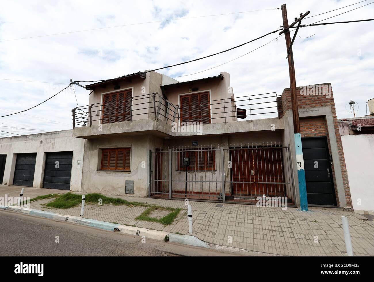 Das Elternhaus des argentinischen Fußballspielers Lionel Messi ist in  Rosario, Argentinien, am 27. August 2020 abgebildet. REUTERS/Agustin  Marcarian Stockfotografie - Alamy