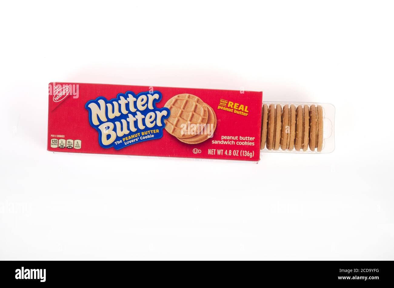 Nabisco Nutter Plätzchen Box Stockfoto
