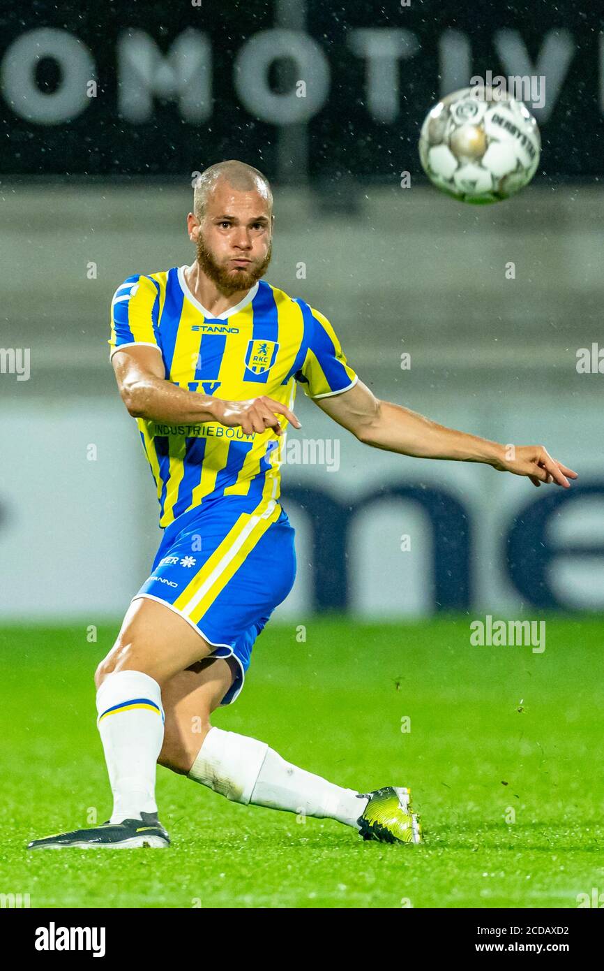 WAALWIJK, 27-08-2020, Fußball, Niederländische eredivisie, Saison 2020-2021, RKC-Spieler James Efmorfidis, während des Testspiels RKC - Sparta Credit: Pro Shots/Alamy Live News Stockfoto