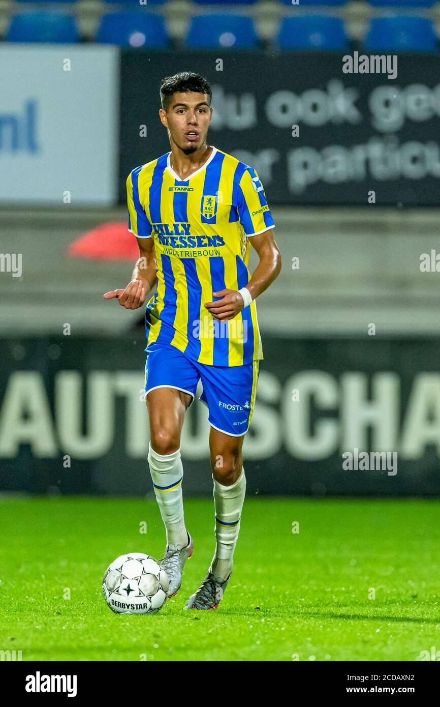 WAALWIJK, 27-08-2020, Fußball, Niederländische eredivisie, Saison 2020-2021, RKC-Spieler Anas Tahiri, während des Testspiels RKC - Sparta Credit: Pro Shots/Alamy Live News Stockfoto