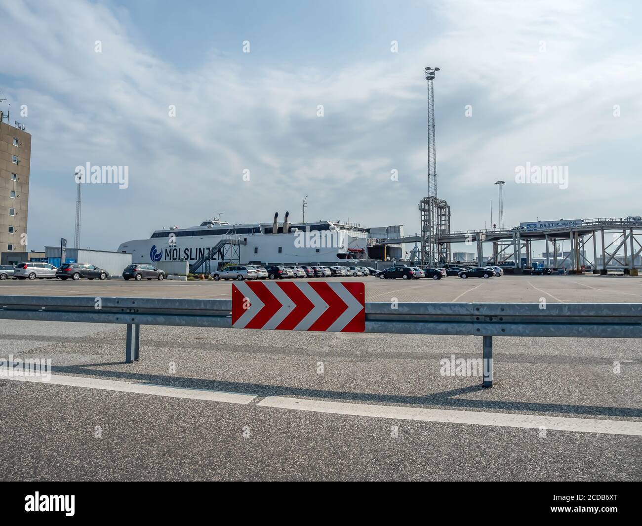 Moderne Wohnanlage Isbjerget in Aarhus Stockfoto