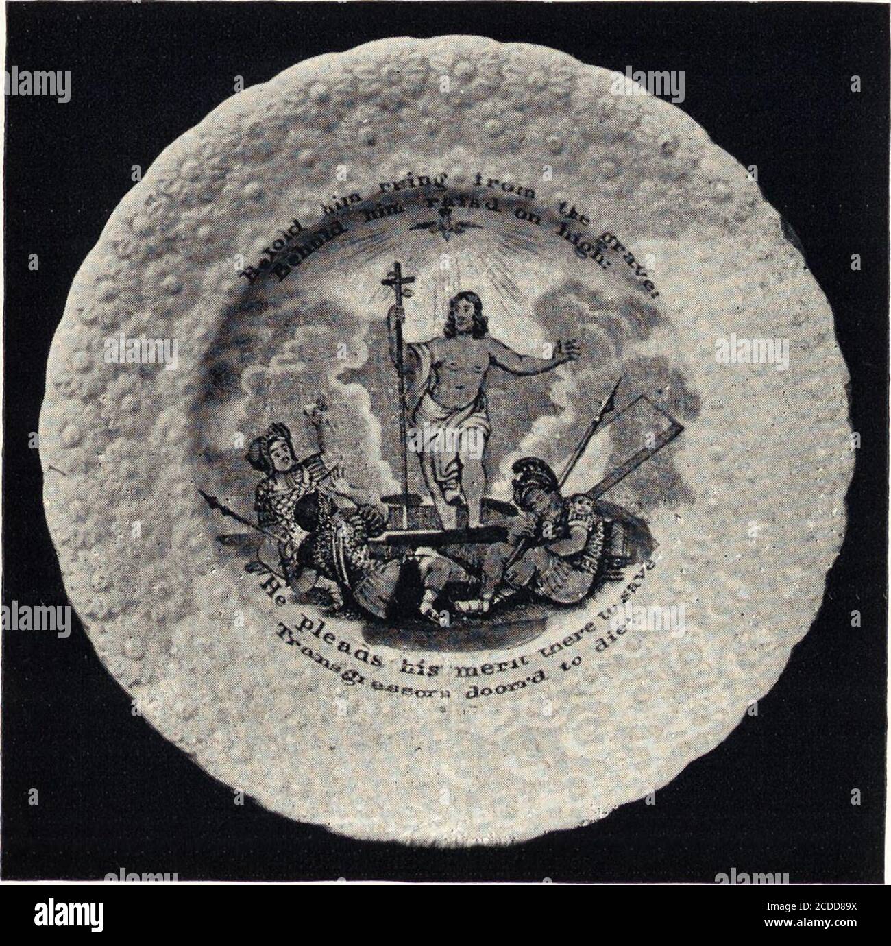 . Anglo-amerikanische Keramik: Altes englisches china mit amerikanischen Ansichten, ein Handbuch für Sammler. Serie.Border, Rokoko-Panels von Spitze Arbeit und Blumen. – io^s. Tadmor in der Wüste.20er. Mount Ararat. ADAMS. -Designs in Medium Blau, etc. Rand, vier Tafeln, mit Blick auf die orientalische Stadt, abwechselnd mit Gruppen von Blumen. – 20^s. Palästina (eine Farbe).21. Palästina (grün und rot). JOHN RIDGWAY. -Designs in Hellblau, Grün, etc. Grenze, vier IrregularScroll Medallions Inclosing Gebäude.- 22s. Palästina. WILLIAM RIDGWAY. -Designs in Braun, Grün, Hellblau, etc. Kränze inschließende Tempel, etc.- Damas Stockfoto