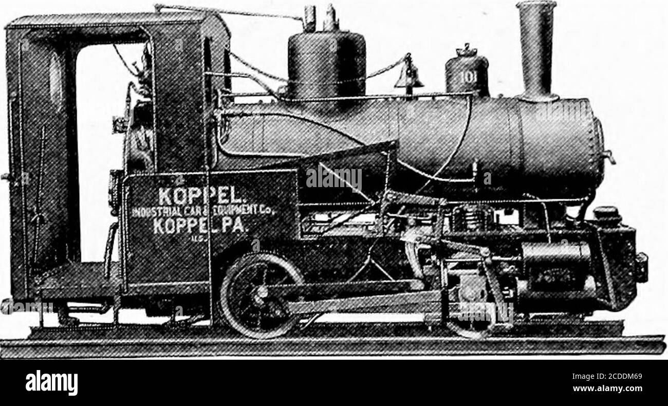 . Material Handling Cyclopedia; ein Nachschlagewerk, das Definitionen, Beschreibungen, Illustrationen und Methoden der Verwendung von Material Handling Maschinen in der Industrie eingesetzt. Koppel Dampflokomotive. Koppel SteamLocomotives Industrie-Schaltpunkte und Frösche. Ein ähnliches Auto ist die doppelseitige Mulde, KoppelRocker Car, für den Steinbruch-Service konzipiert. Er ist niedrig, daher kann er von Hand beladen werden. Es ist jedoch stark genug für die Dampfschaufelbeladung. Hergestellt in allen Kapazitäten bis zu 5 Yards und Spurweite bis zum Standard. Koppel flache Autos sind in Einzel-oder Doppel-LKW, alle Kapazitäten und Lehren. Für. Stahl oder für Stockfoto