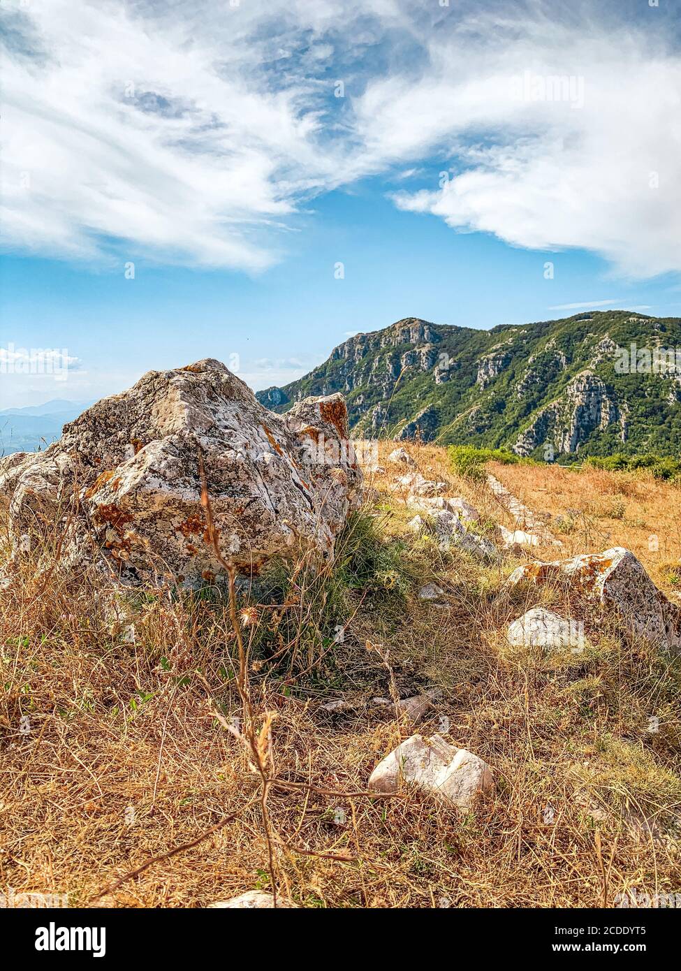 . Monte Taburno, Benevento, Italien Stockfoto