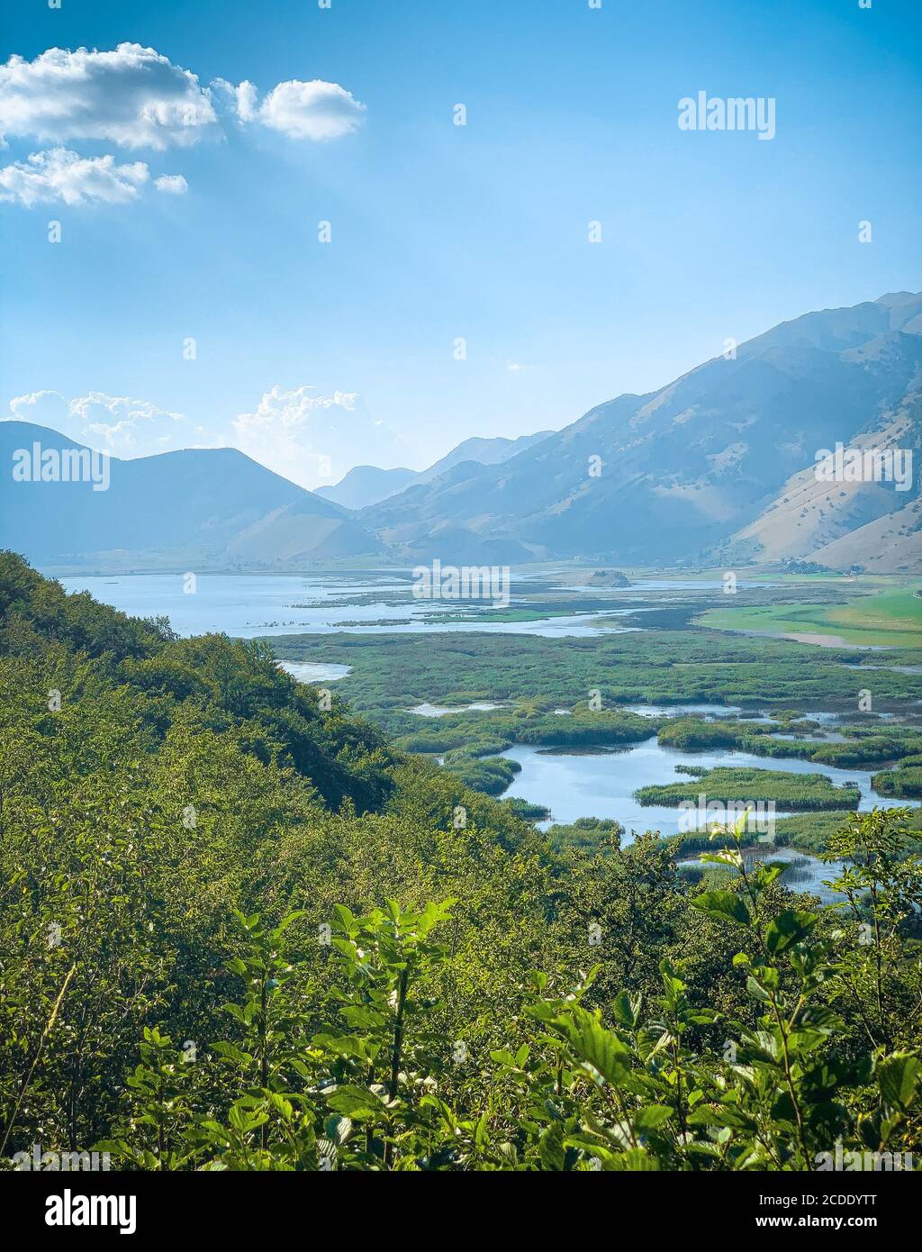 Lago del Matese See in den Parco del Matese regional park, Campania, Molise, Italien, Europa Stockfoto