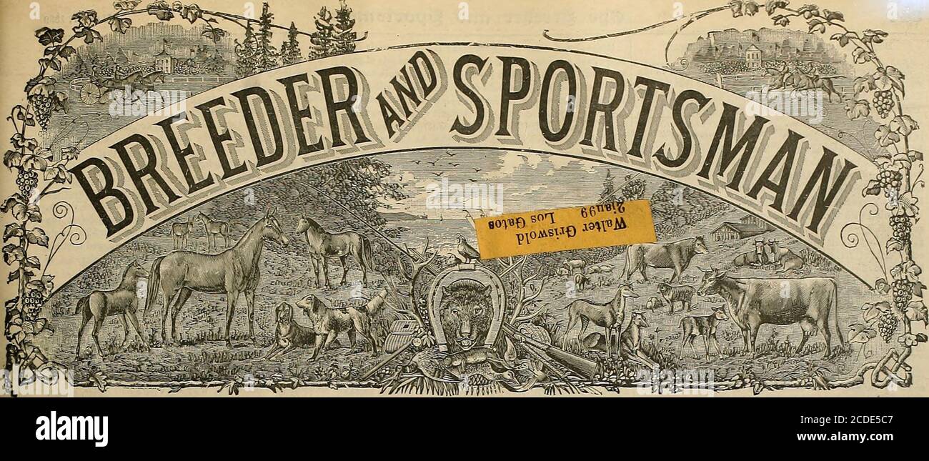 . Züchter und Sportler . 6ITARANTEEP niemals lose mit Nitropulver^ade schießen. ARTHUR WEBB brach 98 Ziele von 100 mit seinem neuen L. C. SMITH Gnn beim Alert GunClub Shoot, Birds Point, 2. April 18S9. L. 0. SMITH Guns sind hergestellt und garantiert durch DIE HUNTER ARMS CO. FULTON N Y. PHiT. B. BEEEAKT, Pacific Coast Kepresentative - - San Francisco, CAJ. XXXIV. Nr. 21.Nr. 22&gt;i GEARY STKEET. SAN FRANCISCO, SAMSTAG, 27,1899. MAI. SPRÜNGE, SPRÜNGE UND SKIVES. [Durch den GeeeN DN.] Übrigens, die 1000 Dollar Geldbörsen werden in Kalifornien angekündigt, einige der Trainer, die nach Osten gingen, werden verwirrt sein Stockfoto