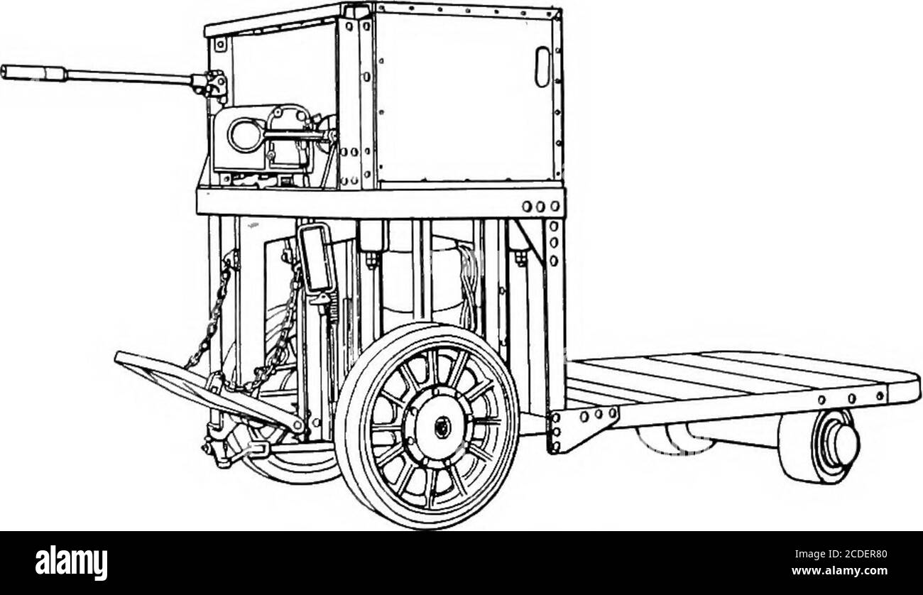 . Material Handling Cyclopedia; ein Nachschlagewerk, das Definitionen, Beschreibungen, Illustrationen und Verwendungsmethoden von in der Industrie eingesetzten Material Handling Maschinen umfasst. Er erlaubt seinen Einsatz auf Stadtstraßen oder zwischen Gebäuden, als WTU wie in Innenräumen. Niedrige Plattform Typ die niedrige Plattform Typ ist in verschiedenen Größen für das Tragen von Material gebaut und hat eine Plattform platziert ca. 11 in. Bis 17 in. Über dem Boden. Dieser Typ ist am besten für Platform Truck Werke mit Paketen, die bereit von einem cr zwei Männer gezogen werden können, zum besten Vorteil angepasst. Solche Lkw sind speziell an den Einsatz dort angepasst, wo sie gefahren werden müssen, Stockfoto