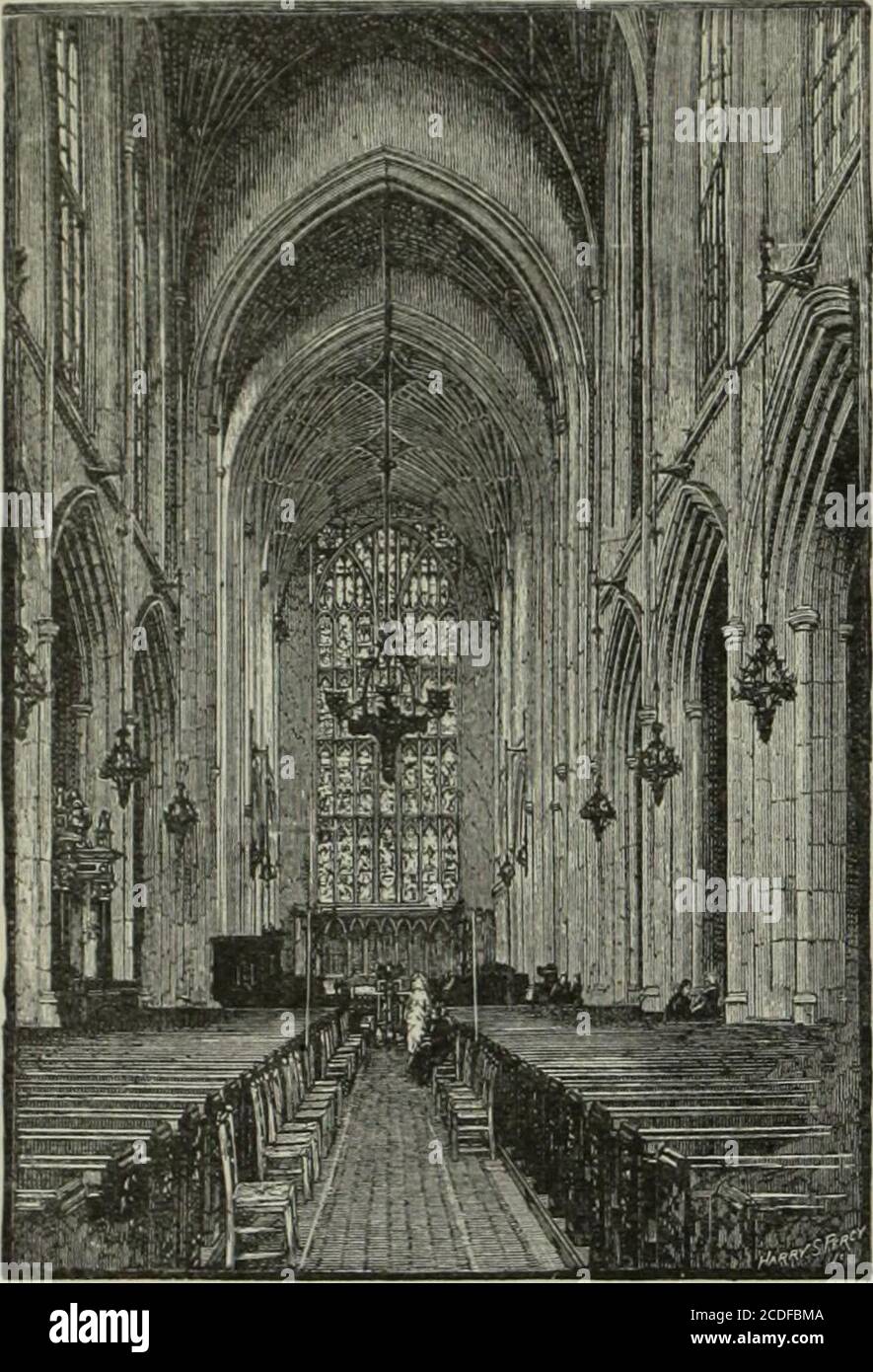 . Kathedralen, Abteien und Kirchen von England und Wales, beschreibend, historisch, bildhaft . , und hätte in likenuinncr gesehen, dominiert die öffentlichen Gebäude von Aquae Sulis, der prächtige Pagantempel gewidmet Sul Minerva, von dem nichts mehr als einige wunderschön sculi) geturten Fragmente im Bad Museum. Als das Land wurde immer unter seiner englischen Eroberer, Osric, unter-König der Hwiccii, wird gesagt, onzweifelhafte Autorität, gegründet zu haben, eine Nonne-nery in Bath in 676; über 775 die Mercianking Offa hier eine Hochschule von secu-lar Kanonen. Erzbischof Dunstan Stockfoto