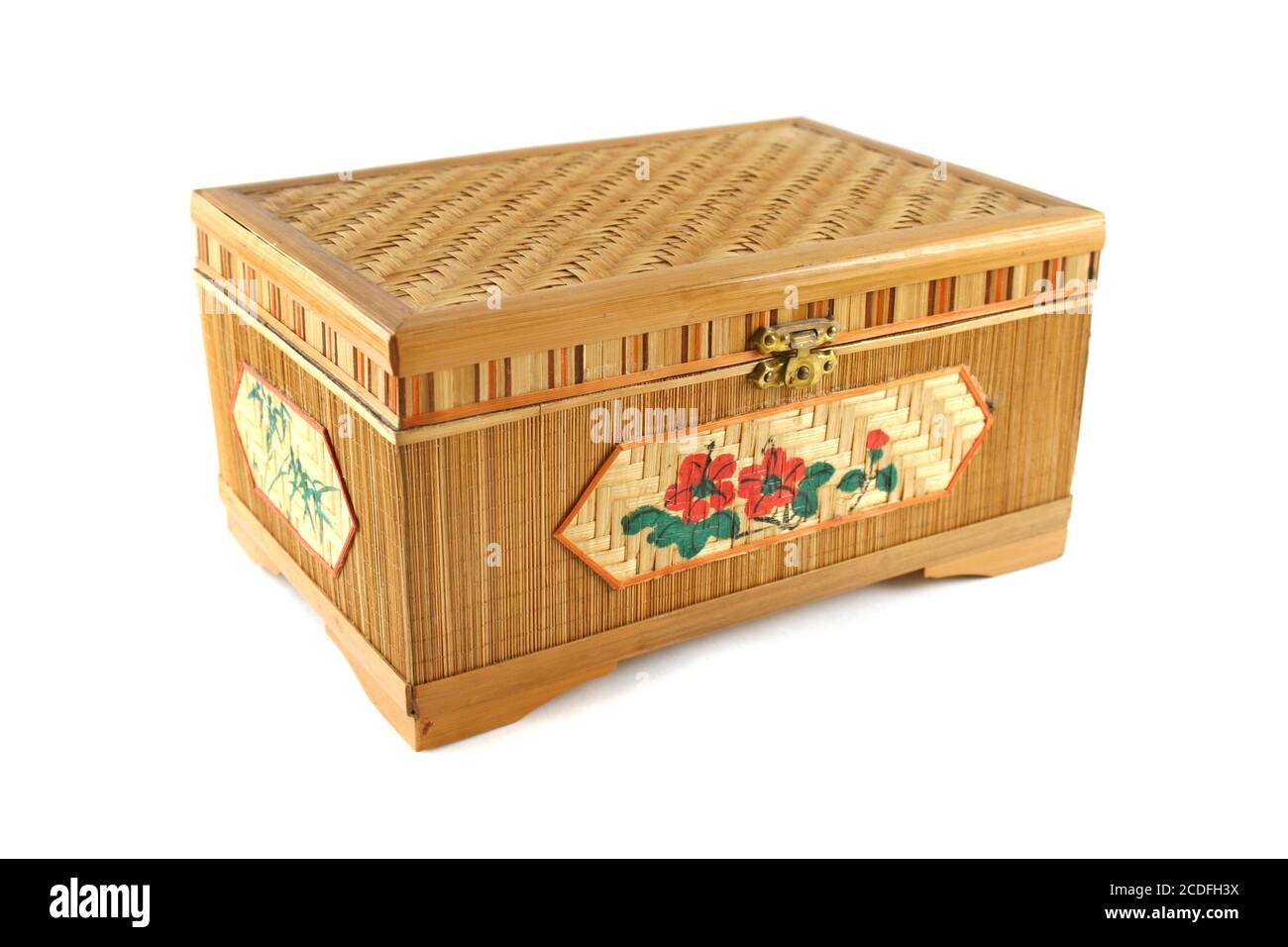 Dekorative Cane Box 1 Stockfoto