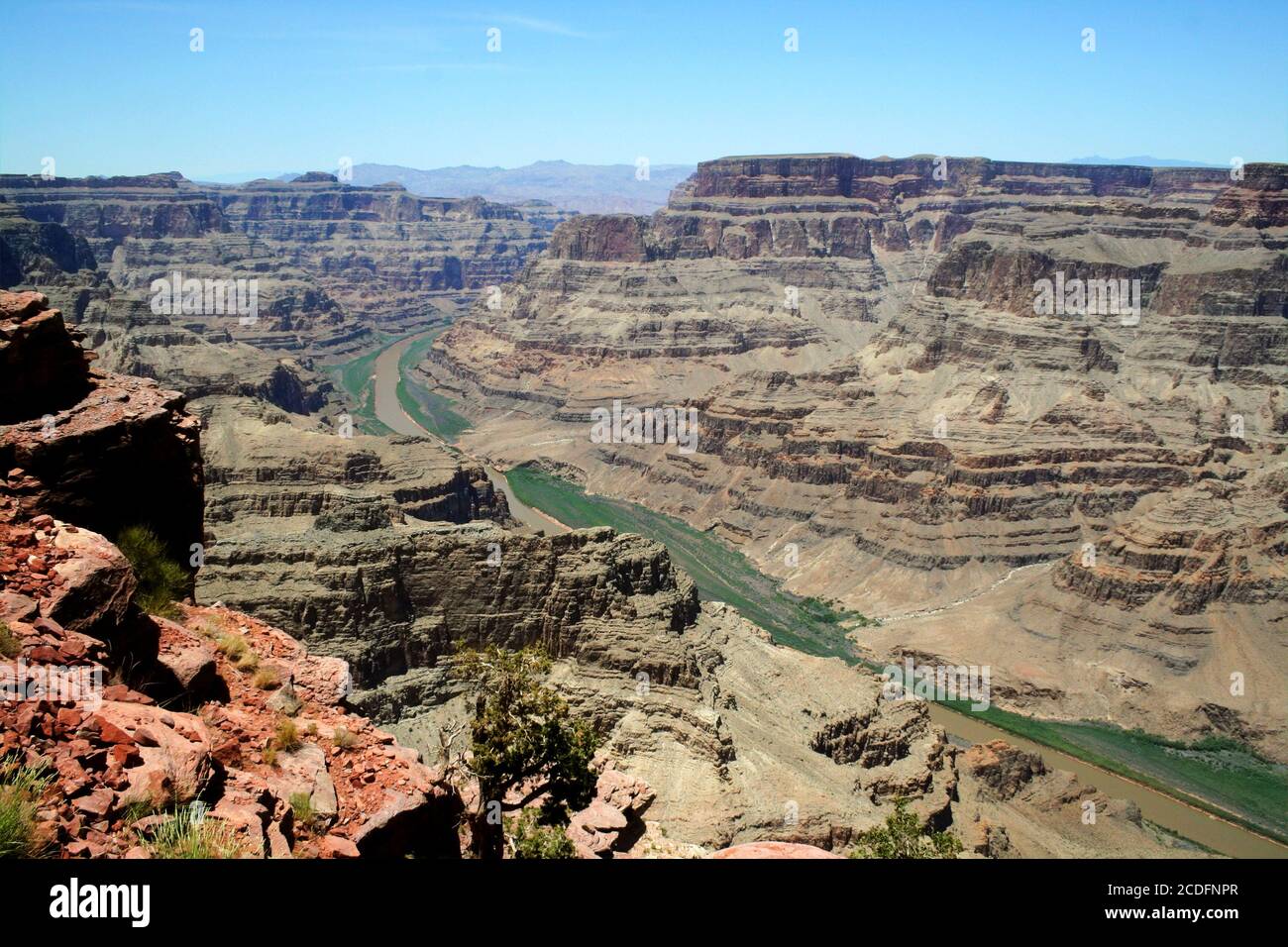 Grand Canyon West Rim Stockfoto