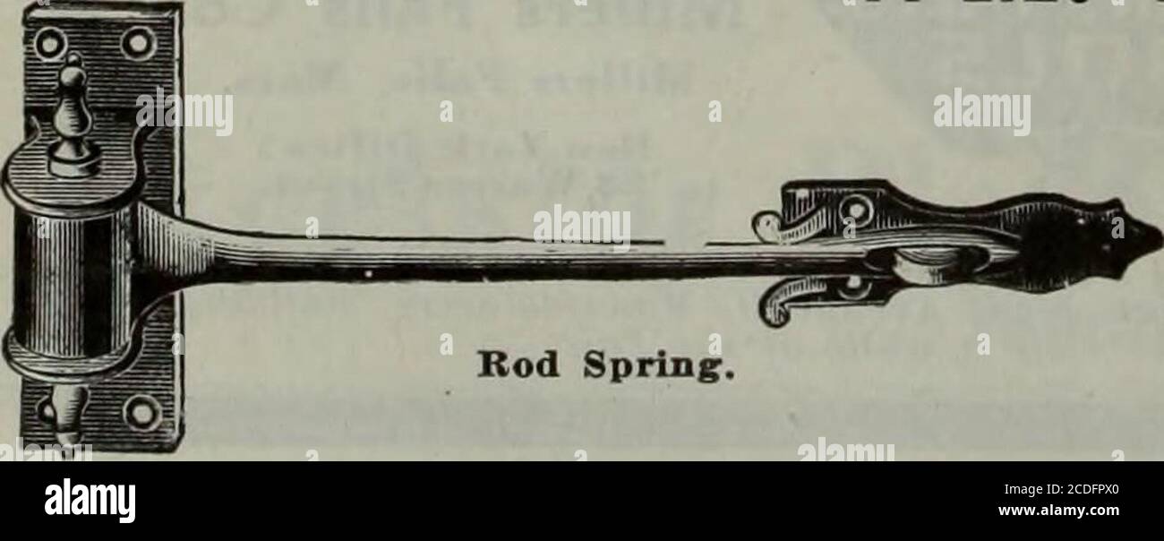 . Hardware-Merchandising März-Juni 1915 . ERA Schuhtürfeder. Der BRITE Türcheck und Frühling. -g- U Regulierung Federscharnier. NEWMANS LINIEN stellen den besten Wert in FEDERSCHARNIEREN, BODENFEDERN, DOORCHECKS ALLER ART, PANIKSCHRAUBEN, FANLIGHT-GETRIEBE, etc. EIN Versuch wird Sie von ihrer Effizienz bei der Ermöglichen Geschäft überzeugen. Universelle Zufriedenheit. WM. NEWMAN & SONS- Splendid Profit LIMITED BIRMINGHAM, ENGLAND verkauft in Kanada von FREDERIC SARA & COMPANY 326 9th Ave. W. Calgary, Alta. Schreiben Sie sie für Listen und vollständige Angaben. Stockfoto