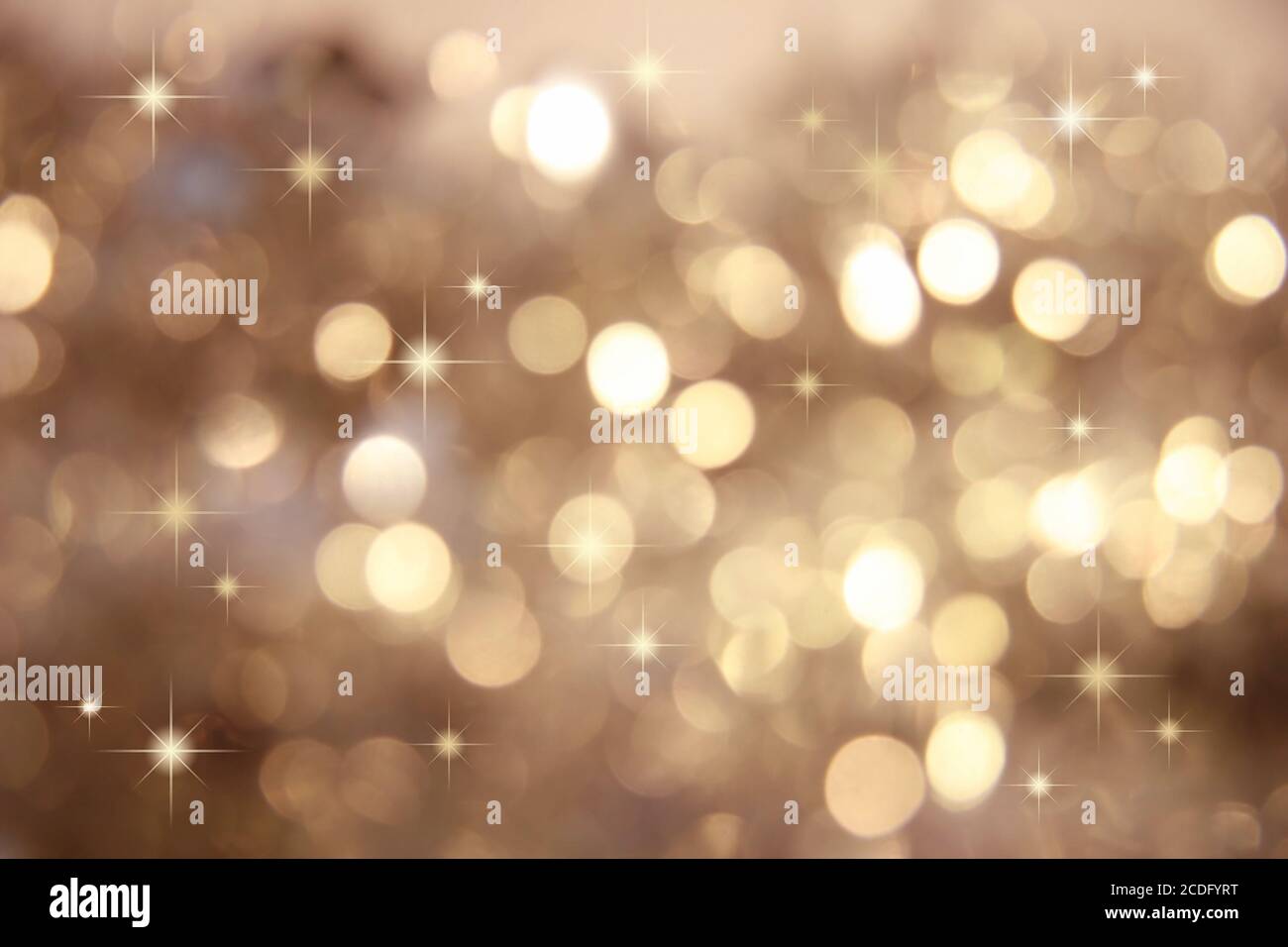 Funkeln, funkeln kleine Sterne/Gold Stockfoto