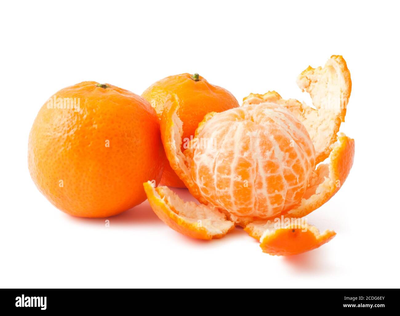 Frische reife Mandarinen Stockfoto