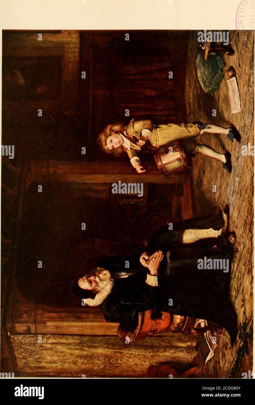 . John Pettie, R.A., H.R.S.A.; . die reinen Tönungen der Kinder entflaxen Haare und Kleider, gewinnen im Vergleich zu derdunklen Täfelung und dem düsteren Kaminstück des Hintergrundes. Trotz der Passagen des dunklen Schattens, das Bild ist alle acklig und funkelnd mit Farbe.EIN Begleitbild, das Solo, zeigt ein Interieur des gleichen Typs, wo ein molliger Junge, mit gelben Haaren und Kleid, schlägt eine Trommel zur Freude seines alten Großvaters, Ein Reverend Zeichen oder inruff und lange blaue Umhang. Ein separates Bild der alten dame im Schritt mit ihrem hochgedeckten Stuhl und Spinnrad trägt den Titel der Großmütter Mem Stockfoto . John Pettie, R.A., H.R.S.A.; . die reinen Tönungen der Kinder entflaxen Haare und Kleider, gewinnen im Vergleich zu derdunklen Täfelung und dem düsteren Kaminstück des Hintergrundes. Trotz der Passagen des dunklen Schattens, das Bild ist alle acklig und funkelnd mit Farbe.EIN Begleitbild, das Solo, zeigt ein Interieur des gleichen Typs, wo ein molliger Junge, mit gelben Haaren und Kleid, schlägt eine Trommel zur Freude seines alten Großvaters, Ein Reverend Zeichen oder inruff und lange blaue Umhang. Ein separates Bild der alten dame im Schritt mit ihrem hochgedeckten Stuhl und Spinnrad trägt den Titel der Großmütter Mem Stockfoto