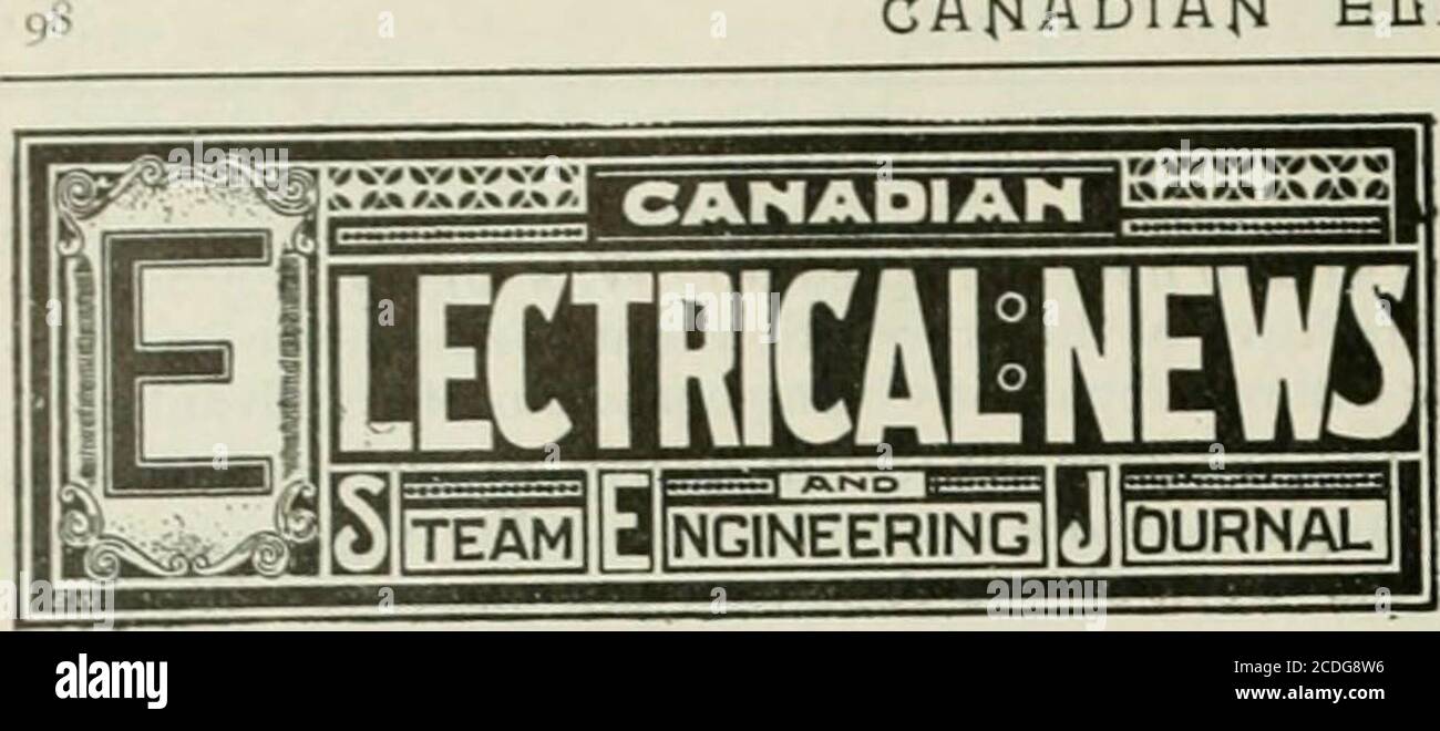 . Elektrische Nachrichten und Engineering . Mk. 11. Hi i i iiAmi. ant Recording secielar), Jos. Gingras; correspoiuling sccr>iarv... Tessier ; inlroduclor, A. Habig ; Türhüter, O. Toniaine; Treuhänder, M. I. Lessard (Präsident), E. Brisbois, .A. Irovost, J.Langevin, K. I.avigne, N. Despalie, Jos. Vordon; Delegierte inZentralrat, K. Urisbois, M. Guimond; Prüfer. R. Prouin, E. F. aliquel, H. Oenis. Die neuen Lizenzen wurden auf tho4lh von .May installiert. Damit erscheinen Porträts des Präsidenten und des Vizepräsidenten. Der ehemalige Maschinenbauingenieur bei Rutherford & Sons sawntills, daspos Stockfoto