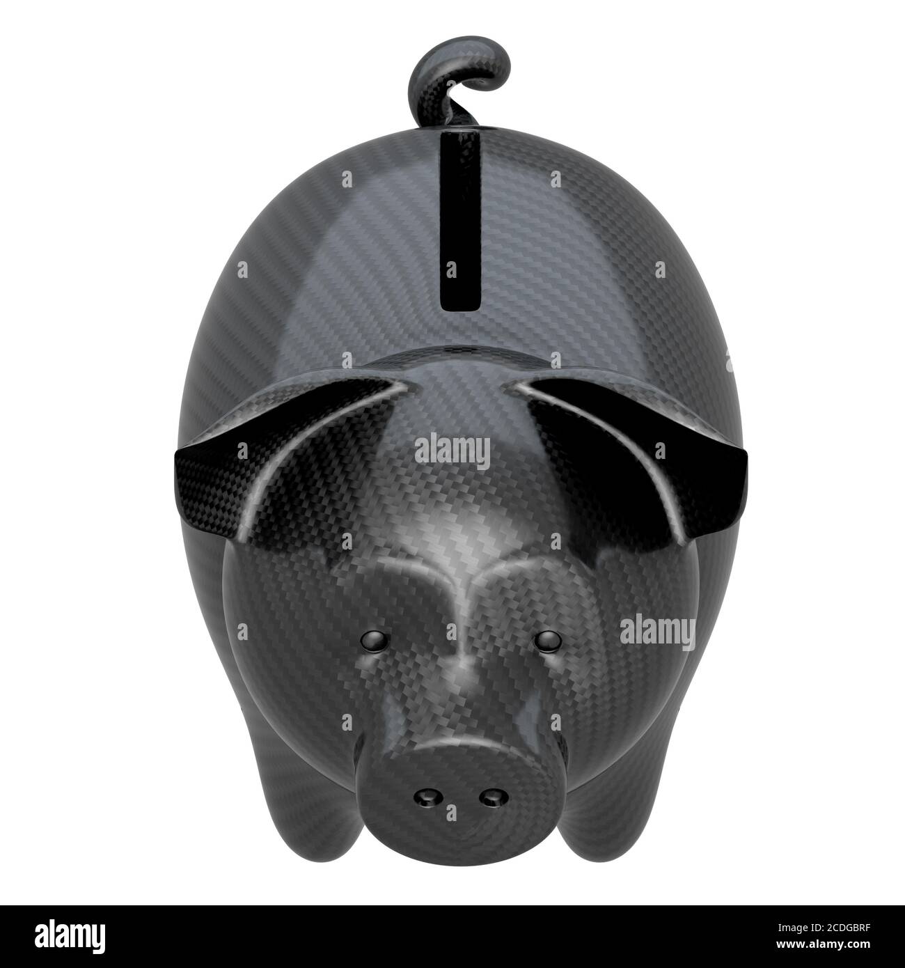 Carbon Sparschwein: Stabilität und Vertrauen Stockfoto