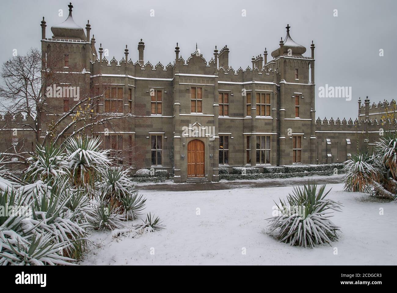 Die woronzow Palast in Alupka, Krim Stockfoto