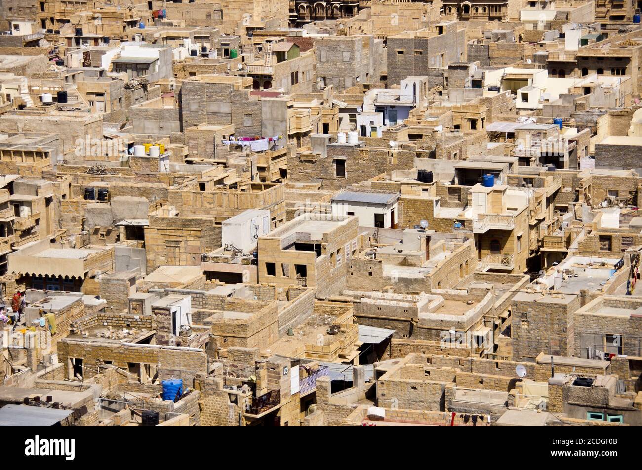 Indische Stadt Jaisalmer Stockfoto