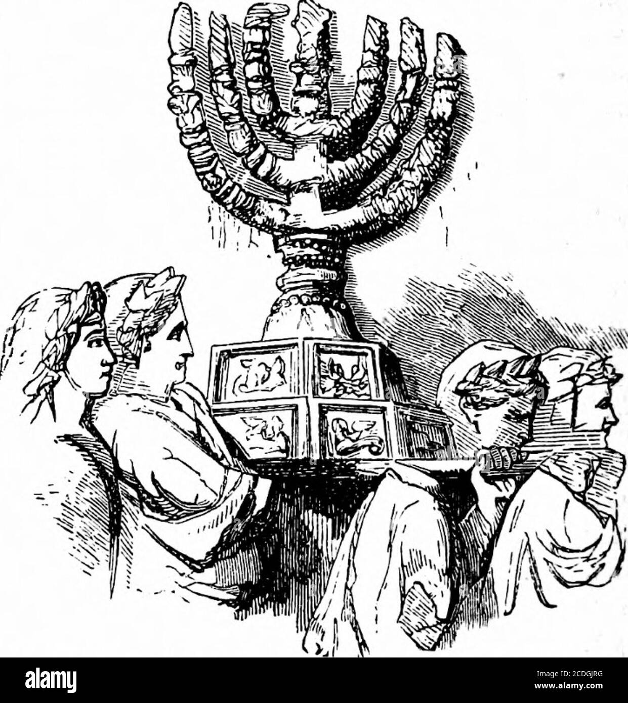 . Ein Wörterbuch des religiösen Wissens [elektronische Ressource]: Für den populären und professionellen Gebrauch, umfassend vollständige Informationen über biblische, theologische, und kirchliche Themen . lobe oder knop, und darüber hinaus aflower. Der Schaft war ähnlich geschmückt; außerdem, unter jedem Paar Äste, war ein Globus oder Knop. Die Höhe des Dosier-dlestick wird gesagt, um etwa fünf Fuß gewesen zu sein, und der Abstand zwischen den beiden Außenleuchten drei und eine halbe Fuß. Es stand auf der Seite des heiligen Ortes gegenüber dem Ta-ble von Schaubrote. Reines Olivenöl war burnedin die Lampen; und es ist eine Frage whe Stockfoto