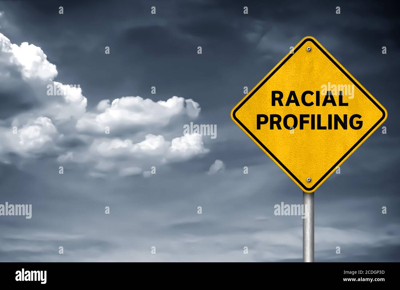 Racial Profiling Stockfoto