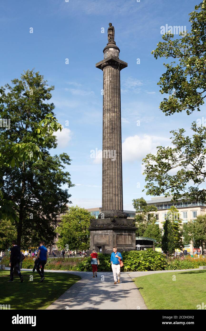 Das Dundas Monument, St Andrew Square, Edinburgh Neustadt Schottland Großbritannien - erinnert an Henry Dundas, 1. Viscount Melville Stockfoto