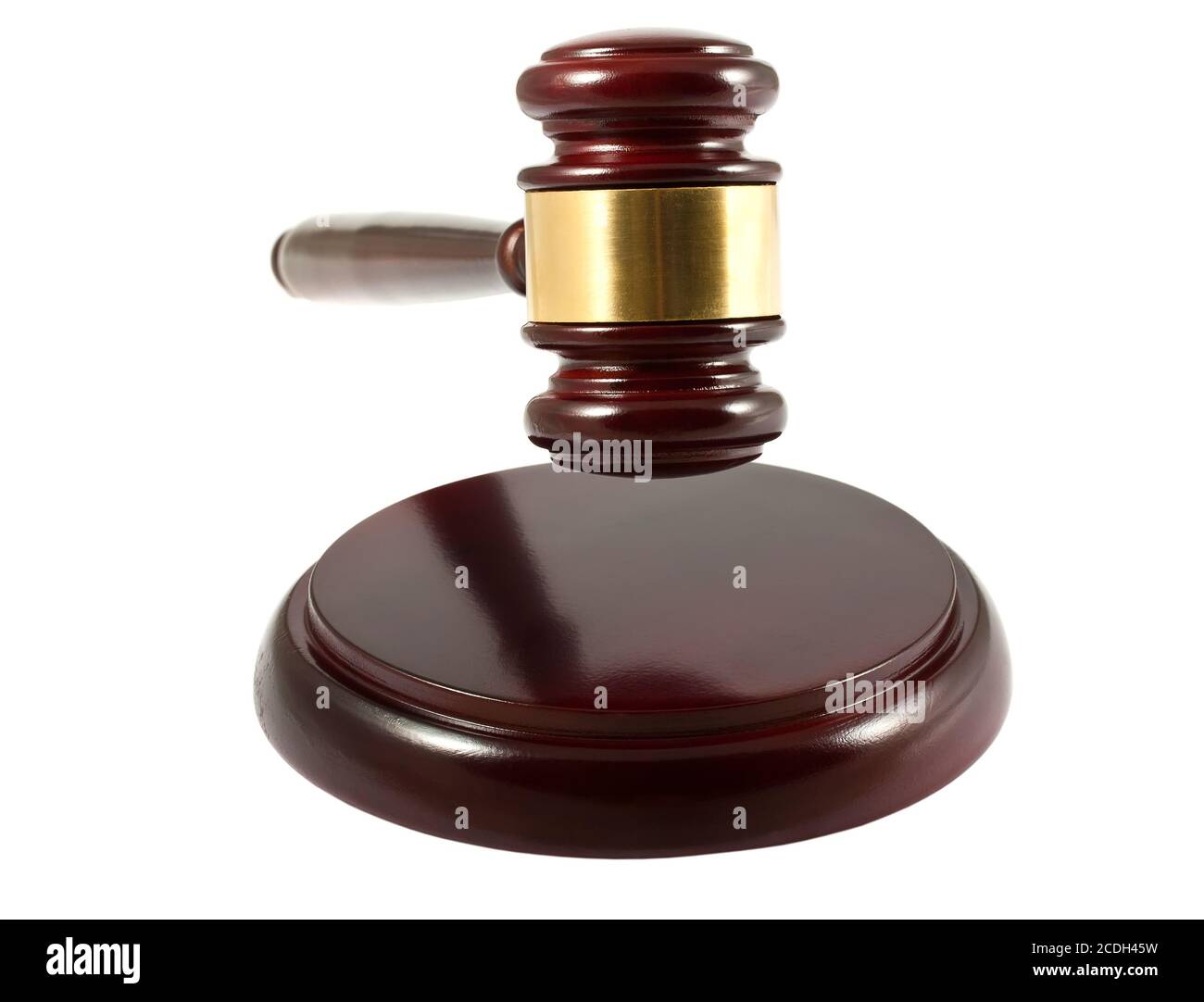 Braune hölzerne Hammer Stockfoto