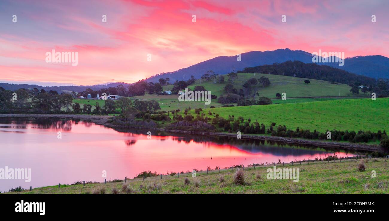 Mt Dromedary in der Nähe von Tilba in Australien Stockfoto