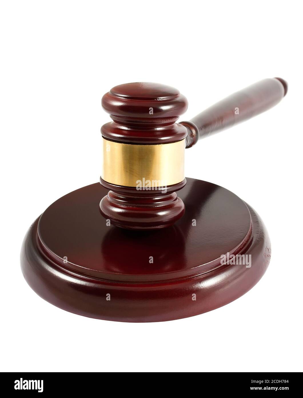 Holz braun Hammer Stockfoto